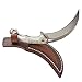 MASALONG Toucan Claw Outdoor tactical Karambit Martial Knife M130 (silver)