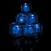Fun Central AC964 LED Light Up Ice Cubes - Blue - 12 Count