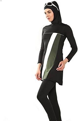 Muslim Swimsuit Islamic Full Cover Modest Swimwear Beachwear Burkini plus size