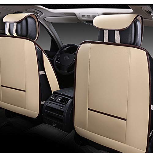 image for Eapmic 11Pcs Deluxe PU Leather Auto Car Seat Covers Cushions Front Rea