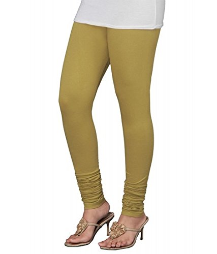lux lyra women's churidar leggings (gold)
