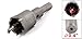 uxcell Triangle Shank 6mm Twist Drill Bit 25.5mm Dia Stainless Steel Hole Saw Cutter