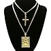 14K Gold Tone St Steel Chain 24