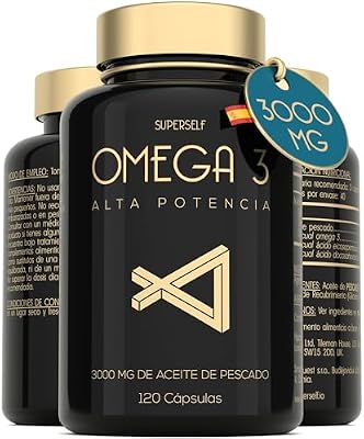 Óleo de Peixe Ómega 3 - 3000 mg Tripla Potência - 120 Softgels