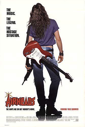 AIRHEADS (1994) Original Authentic Movie Poster 27x40 - Single - Sided - Brendan Fraser - Steve Busc