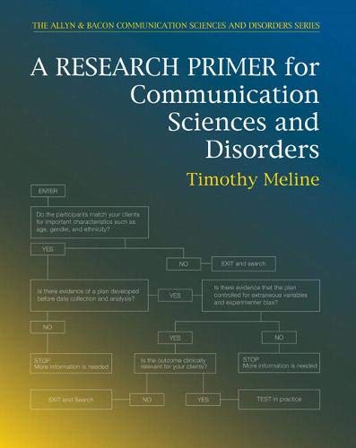 Research Primer F/Comm.Sci.+Disorders