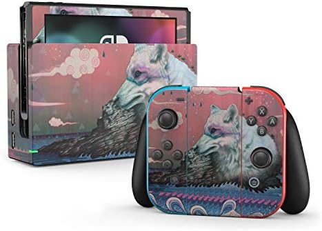 Lone Wolf - Decal Sticker Wrap - Compatible with Nintendo Switch