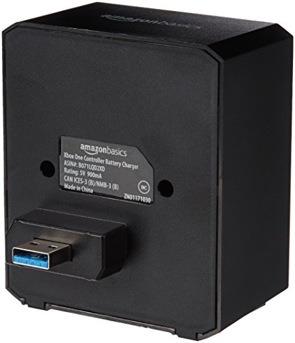 image for AmazonBasics Controller Battery Pack Charger For Xbox One - Black