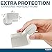 Foam Corner Protectors | 8-Pack Foam Caring Corner Guards by The Hamptons Baby | Safety Furniture Bumpers | Long Lasting, Pre-Applied Adhesive | Sharp Corner Cushions (White)