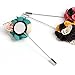 Landisun Men's Lapel Pin Flower Boutonniere Set Handmade For Suits (1 Dozen, Style 2)