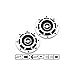 2Pc White Super Loud Compact Electric Blast Tone Horn For Car/Truck/Suv