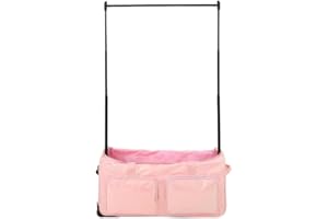 Rac n Roll Collapsible Halo Rolling Dance Bag with Garment Rack (Clothes Rack), Foldable Competition Travel Duffel with Wheel