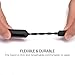 BeneStellar Fitbit Flex 2 Silicone Clip Holder, Silicone Clip Holder Built-in Smart Strong Magnetic Clasp Strap for Fitbit Flex 2,No Tracker (1-Pack Black)
