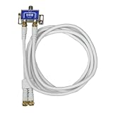 HORIC アンテナ2分配器4C-FBケーブル2本(100ｃｍ)付属金メッキ端子高級メタルケース採用 HAT-2SP875