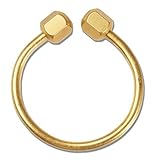 Cevinee™ Creative Horseshoe Screwball Key Chain Ring, Solid Easy-open Key Holder - Brass