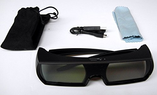 3D glasses (Four) for SONY VPL Projectors VW90ES, VPLHW30AES, VPLHW30ES, VPLHW40ES, VPLVW60ES, VPLVW90ES , VPLVW95ES, etc , Sony TDG-BT400A,TDG-BT500A glasses, TMR-PJ1 and older SONY 3DTV sets