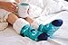 Pudus Horse Aqua Cozy Winter Slipper Socks for Women and Men with Non-Slip Grippers and Faux Fur Sherpa Fleece - Adult Regular Fuzzy Socks