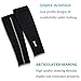 Aegend Sun Protection Cooling Arm Sleeves for Men Women, Black Elastic, X-Large