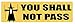 Bumper Planet - Bumper Sticker - You Shall Not Pass Gandalf, LOTR - 3 x 10 inch - Vinyl Decal Professionally Made in USA