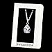 JEWELRIESHOP Super Bling Bling Classic Design Cubic Zirconia CZ Pear Shape Tear Drop Pendant Necklace