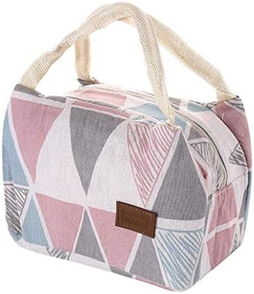 Pasabideak Lunch Boxes for You Fashion Portable Practical Thermal Insulated Tote Picnic Lunch Cool Bag Cooler Box Handbag Pouch (M)