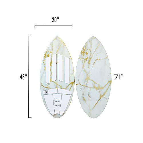 Skim Board48 ProSeries Skimboard (The Marauder) for Intermediate to