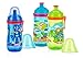 Nuby 2-Pack Pop-Up Sipper Cup with Spout and Cover, 12 Ounce, Colors May Vary