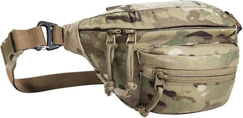 Tasmanian Tiger TT Modular Hip Bag Taktische Bauchtasche Molle kompatibel als EDC Tasche mit 3 Fächern (Multicam)