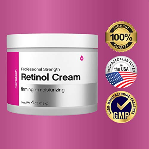 Retinol Cream for Face Retinol Night Cream 4oz SLS & Paraben Free