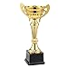 Juvale Award Trophy - Gold Trophy Cup for Sports Tournaments, Competitions, 6.3 x 11.4 x 4 Inches