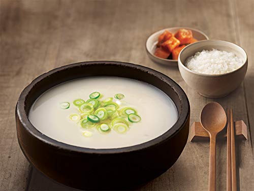 bibigo Korean Beef Bone Broth Soup, Ready-to-Eat, 17.6 Ounce (6-Pack)