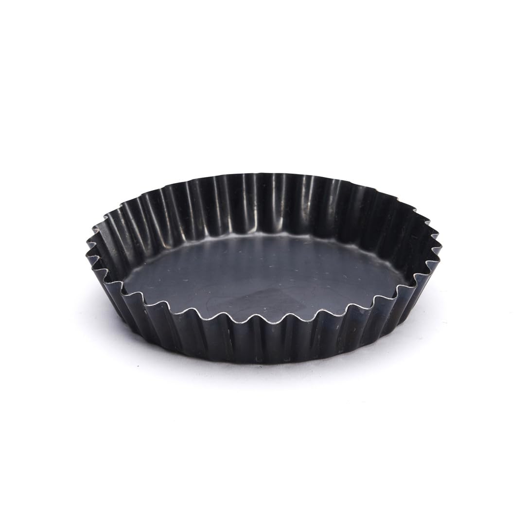 DE BUYER 5356.14 Cannelee-Shaped Cake Tin 14 cm Blue
