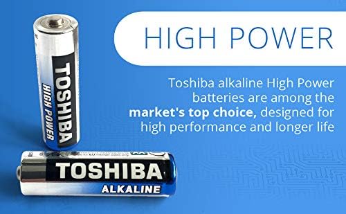 Toshiba AA Alkaline Batteries 40 Pack, Silver, Pack of 40 - Image 5