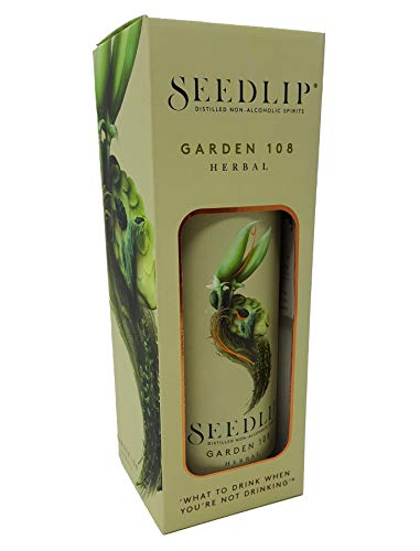 Seedlip - Distilled Non-Alcoholic Botanical Spirit Gift Box - Garden 108 700ml (23.7fl oz)