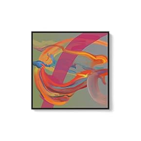 Framed Canvas Wall Art for Living Room, Bedroom Abstract Canvas Prints for Modern Home Decoration Ready to Hang - 16"x16" inches