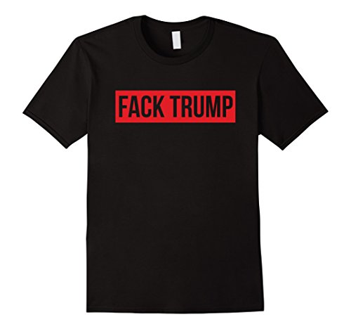 Mens fack trump t-shirt anti trump tee 2xl black
