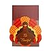 JOYIN 18PCS Thanksgiving Cutlery Holders Set, Thanksgiving Turkey Utensil Décor, Autumn Fall Harvest Party Supplies, Thankyou Cards, Table Decoration, Party Favors