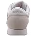 Reebok womens Classic Nylon Sneaker, Classic White/Light Grey, 7.5 US