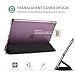 ProCase for iPad 9th/ 8th/ 7th Generation Case 10.2 Inch (2021/2020/2019 Release), 10.2 iPad Case 9th/ 8th/ 7th Gen Cover, Slim Smart Cover with Translucent Hard Shell Back -Purple