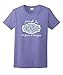 80th Birthday Gifts for Mom 80th Birthday Gift Made in 1945 Paisley Crest Ladies T-Shirt Large Violet