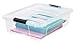 IRIS USA 26 Quart Stack & Pull™ Box, Clear