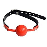 Monkeybrother HOT Sale! Sm Sex Toys Mouth Gag Breathable Ball Adjustable Restraint Sex Toy (Red)