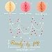SMILING KOALA | Baby Shower Decorations for Girl | Pink and Gold Baby Shower Decorations | Ready to Pop banner | Paper fans | Honeycomb | Garland | Girl Baby Shower decorations | 15 pieces
