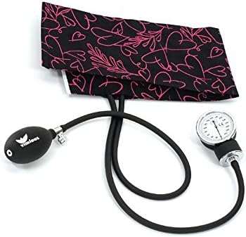 Wimious [Color Random]Aneroid Sphygmomanometer Professional Blood Pressure Monitor with Adult Sized Cuff Included.