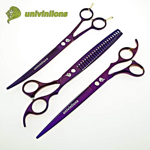 Univinlions 8" Pet Grooming Scissors Dog Grooming Scissors Professional Dog Shears Dog Cat Hair Clippers Cutting Cat Hair Set