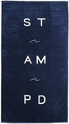 STAMPD Wave Logo Towel SLA-U647TO Navy One Size