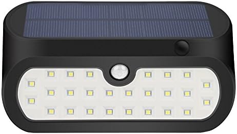 Solar Light Outdoor, Maiicy 26 LED IP 65 Waterproof Wireless Security Motion Sensor Solar Wall Light Night Lighting for Front Door Pool Backyard Deck Garden Patio Pathway Garage Driveway