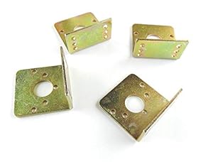 acce & peri Geared Dc Motor L Clamps -4 Pieces