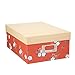 Darice Decorative Photo Storage Box: Coral Floral