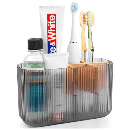 GFWARE Clear Acrylic Toothbrush Holder